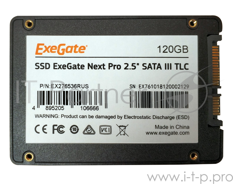 носитель информации ExeGate SSD 120GB Next Pro Series EX276536RUS {SATA3.0}
