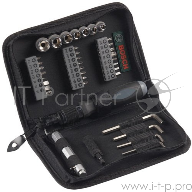 Наборы инструмента Bosch 38-ЧАСТ.НАБОР БИТ/ТОРЦ.КЛЮЧЕЙ PROMOLINE 2607019506