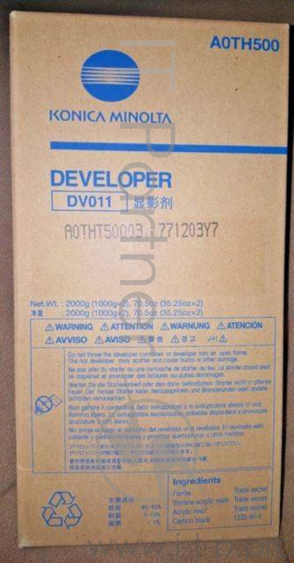 Девелопер Konica-Minolta bizhub Pro 951/1051/1052/1200/1250 DV-011 (o)