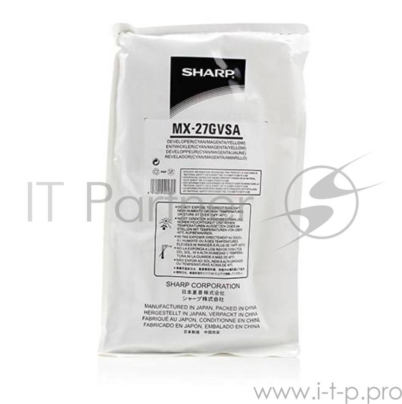Девелопер SHARP MX27GVSA для MX2300/2700/3500/4500 (C/ M/ Y по 1 штуке на 60.000 копий) цветной