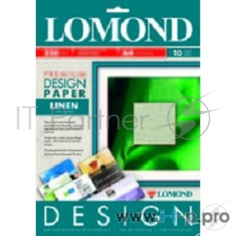 Дизайнерская бумага LOMOND Глянцевая Лён, A3/230/20л