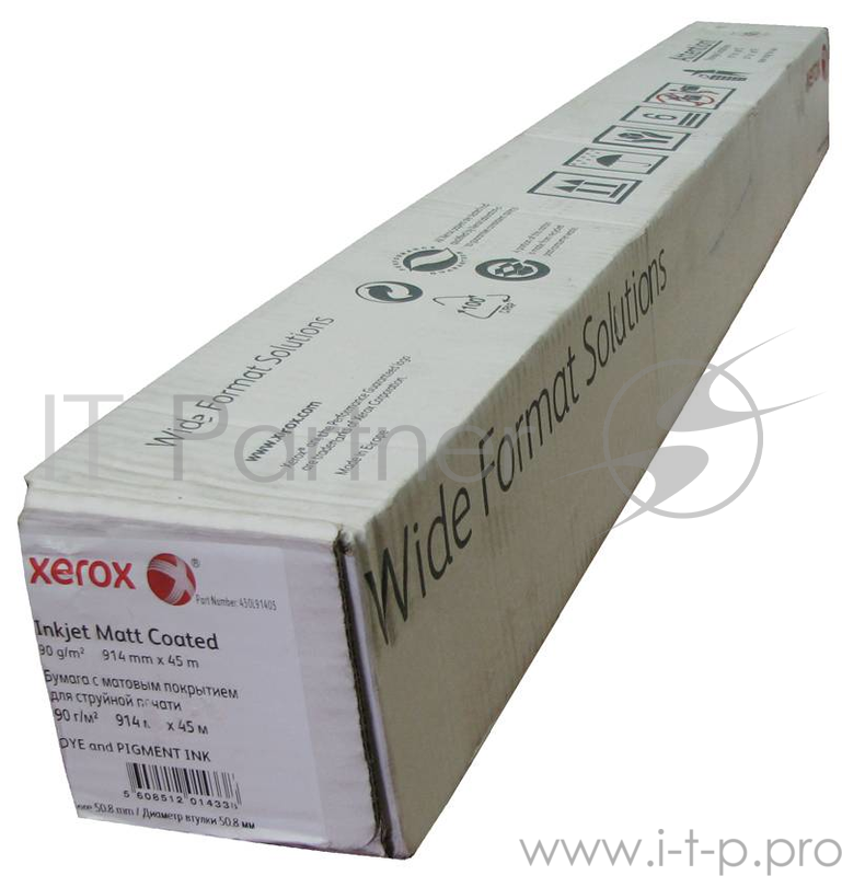 Бумага XEROX Inkjet Matt Coated 180 гр., (0.610х10 м.)