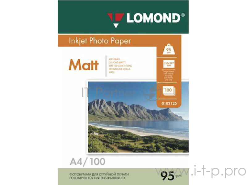 Бумага Lomond 0102129 A3/95г/м2/100л./белый матовое для струйной печати