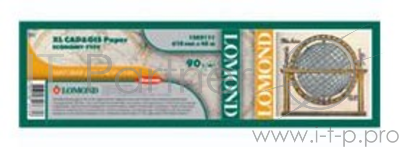 Бумага Lomond 1202111 24(A1) 610мм-45м/90г/м2/белый матовое инженерная бумага
