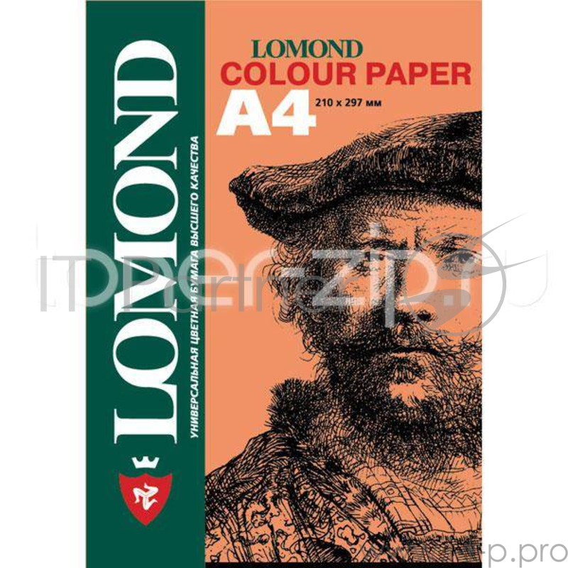 Офисная цветная бумага LOMOND, Peach (Персиковый), A4, 80 г/м2, 200 листов., пастельный тон.