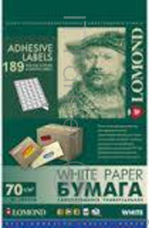 Самоклеящаяся бумага LOMOND универсальная для этикеток, A4, 189 делен. (25.4 х 10 мм), 70 г/м2, 50 л