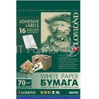 Самоклеящаяся бумага LOMOND универсальная для этикеток, A4, 16 делен. (105 x 33 мм), 70 г/м2, 50 лис