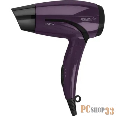 Фен Scarlett SC-HD70T28 1200Вт фиолетовый/черный