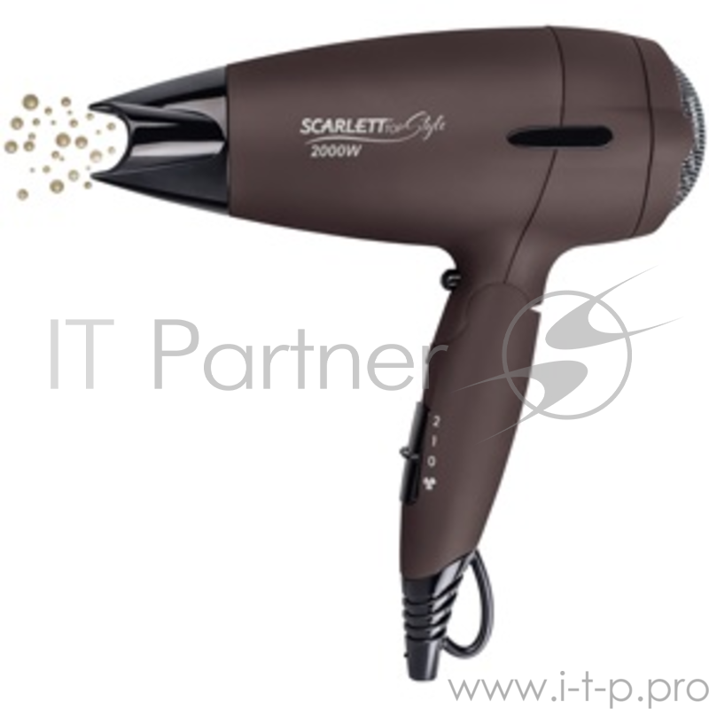 Фен Scarlett SC-HD70IT31 2000Вт коричневый
