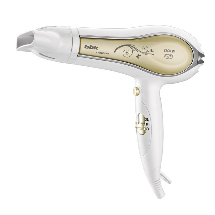 Фен BBK BHD3205i белый/шампань