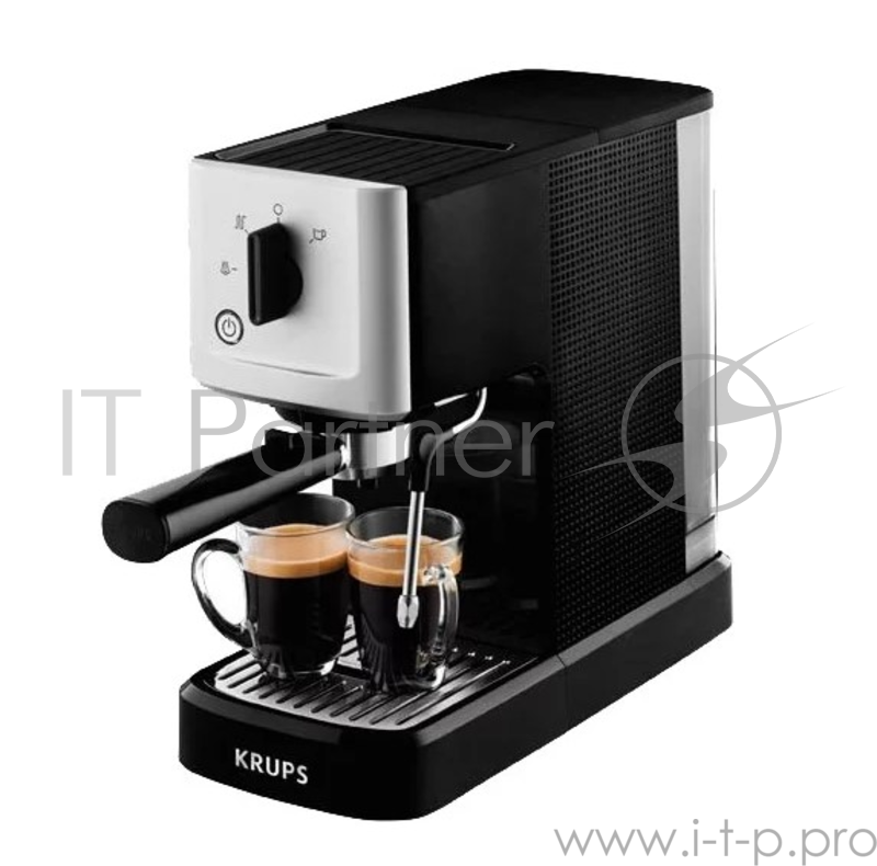 Кофемашина Krups XP344010 1460Вт черный/серебристый