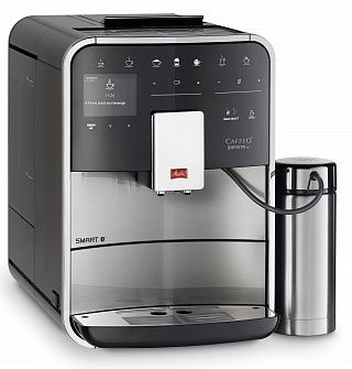 Кофемашина Melitta Caffeo F 860-100 1450Вт серебристый/черный