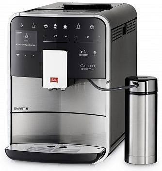 Кофемашина Melitta Caffeo F 860-100 1450Вт серебристый/черный