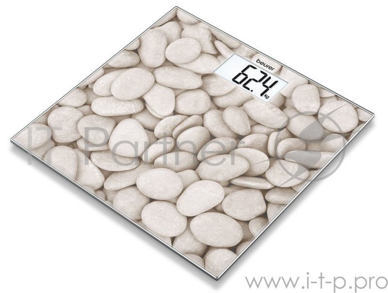Весы напольные электронные Beurer GS203 макс.150кг рисунок/камни