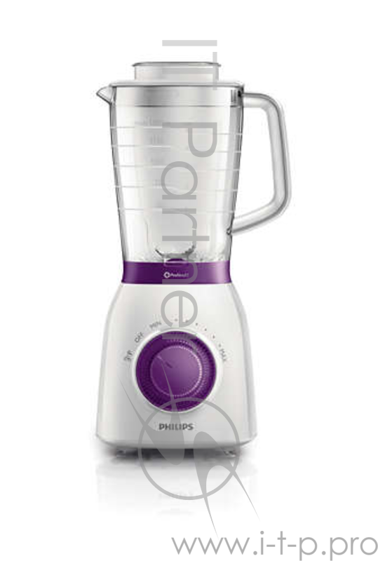 Блендер стационарный Philips HR2163/00 600Вт белый/сиреневый