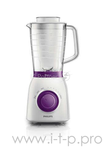 Блендер стационарный Philips HR2163/00 600Вт белый/сиреневый