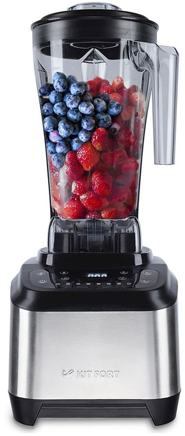 Блендер стационарный Kitfort КТ-1335 серебристый/черный