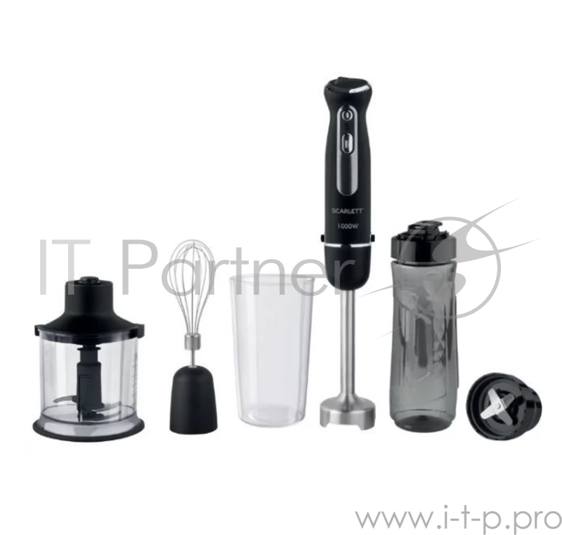 Блендер погружной Scarlett SC-HB42M34 1000Вт черный