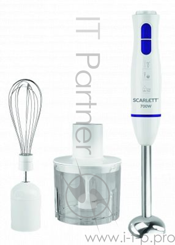 Блендер погружной Scarlett SC-HB42F37 700Вт белый