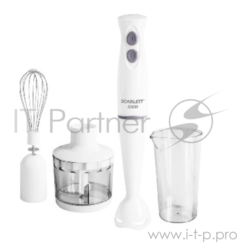 Блендер погружной Scarlett SC-HB42F14 500Вт белый
