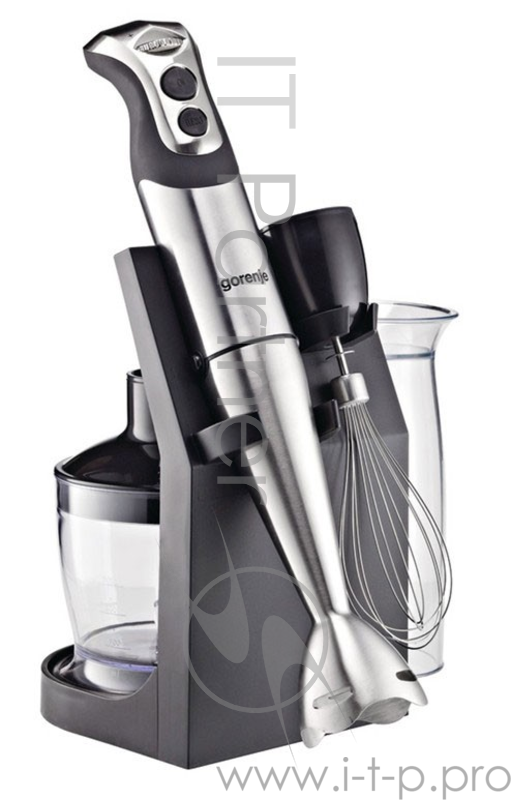 Блендер погружной Gorenje HB 804 E 800Вт серебристый/черный