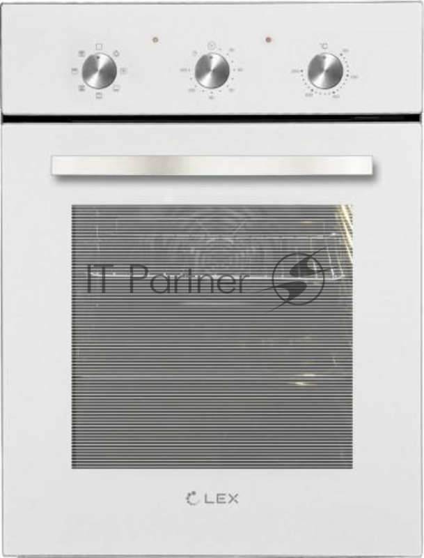 Духовой шкаф Электрический Lex EDM 4570 WH стекло белое/нержавеющая сталь