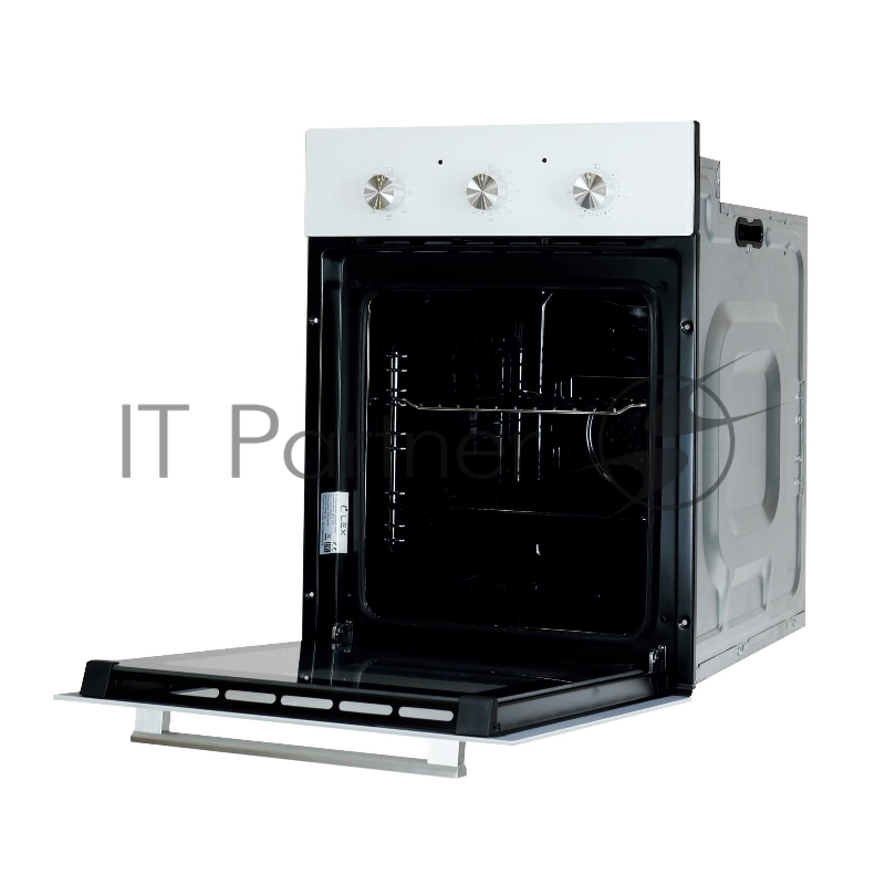 Духовой шкаф Электрический Lex EDM 4570 WH стекло белое/нержавеющая сталь