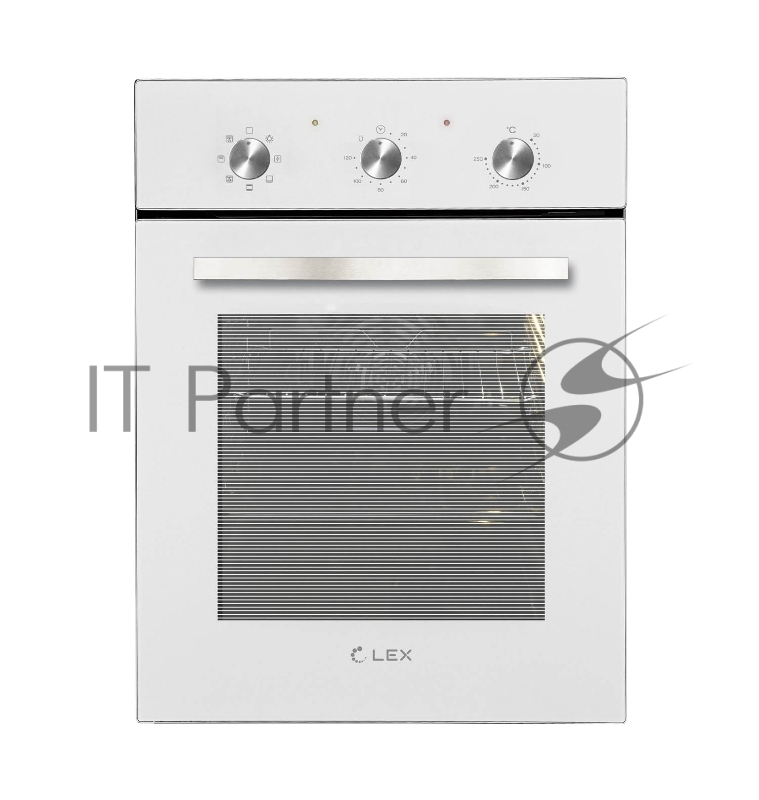Духовой шкаф Электрический Lex EDM 4570 WH стекло белое/нержавеющая сталь