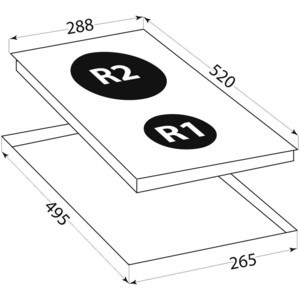 Варочная поверхность электрическая Lex EVH 320 черный