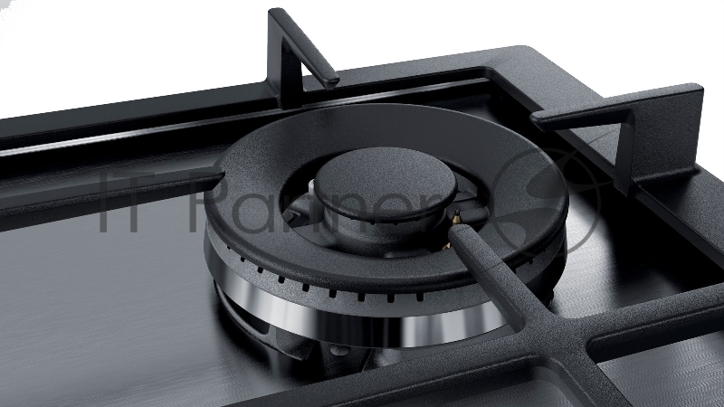 Варочная поверхность газовая Bosch PCH 6A5 B90R, нержавеющая сталь, серебро