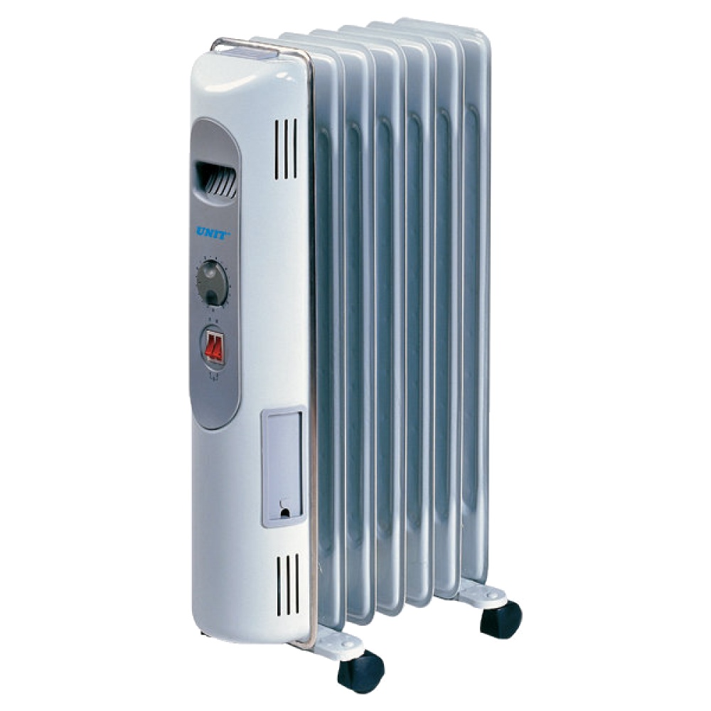 Радиатор масляный UNIT UOR-721 7 секций, 1500 Вт. белый