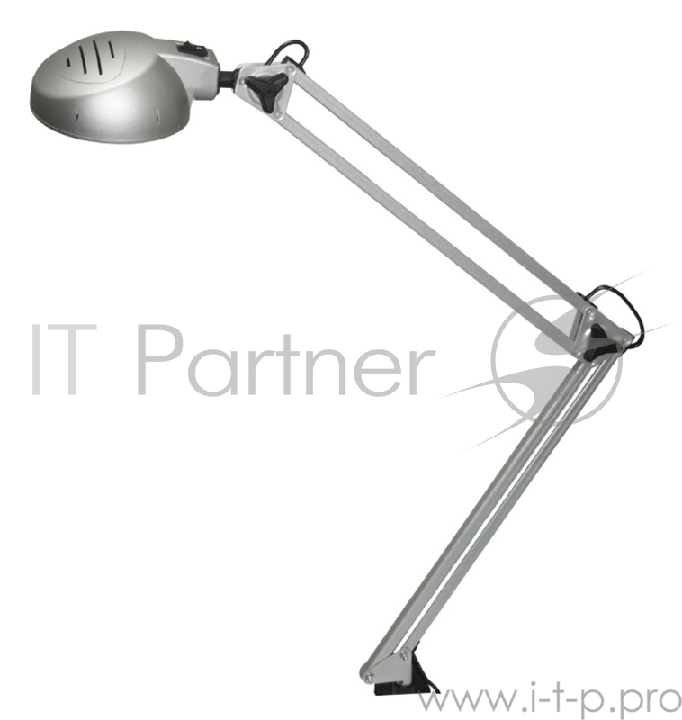 Светильник настольный Трансвит VegaLED/Silver на струбцине светодиодный серебристый 6.5Вт