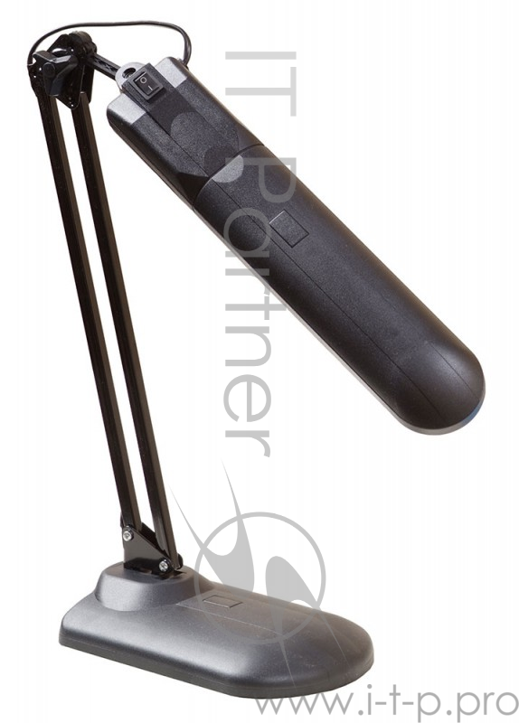 Светильник настольный Трансвит Delta1U/Bl на подставке G23 люминесцентный черный 11Вт