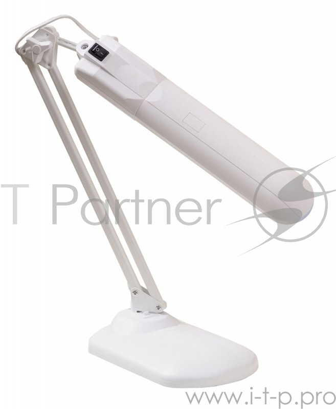 Светильник настольный Трансвит Delta1U/Wh на подставке G23 люминесцентный белый 11Вт