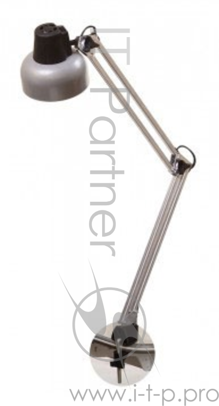 Светильник настольный Трансвит Beta/Gr на струбцине E27 лампа накаливания серый 60Вт