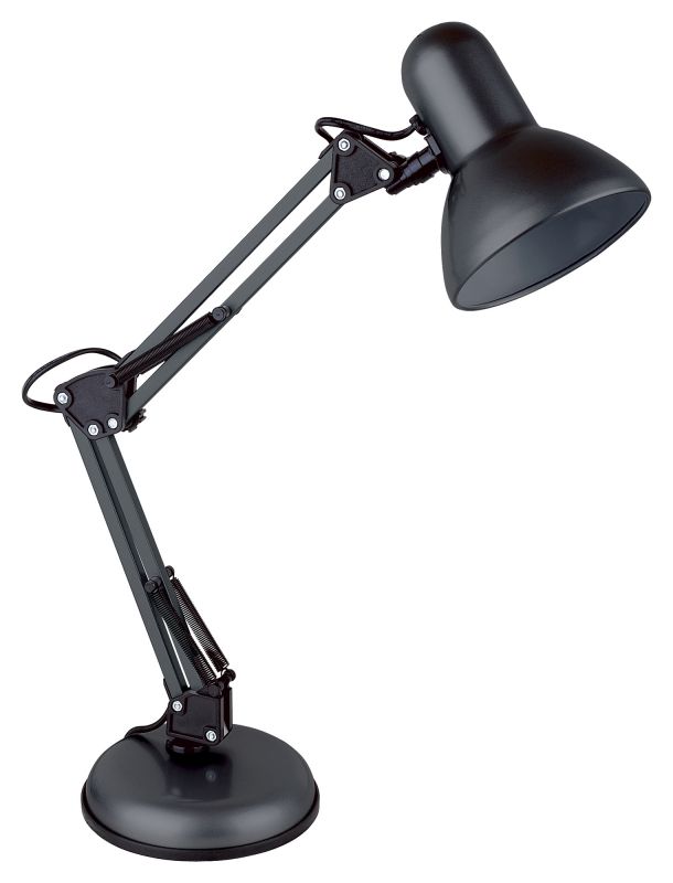 Светильник настольный Lucia Юниор (465-B) на подставке E27 черный