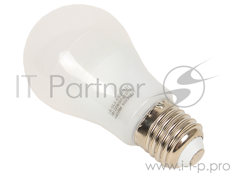 Светодиодная лампа НАНОСВЕТ E27/827 EcoLed L160 8Вт, шар, 620 лм, Е27, 2700К, Ra80