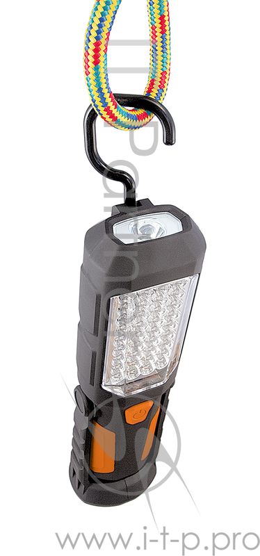 Фонарь универсальный Яркий Луч ОПТИМУС черный/оранжевый