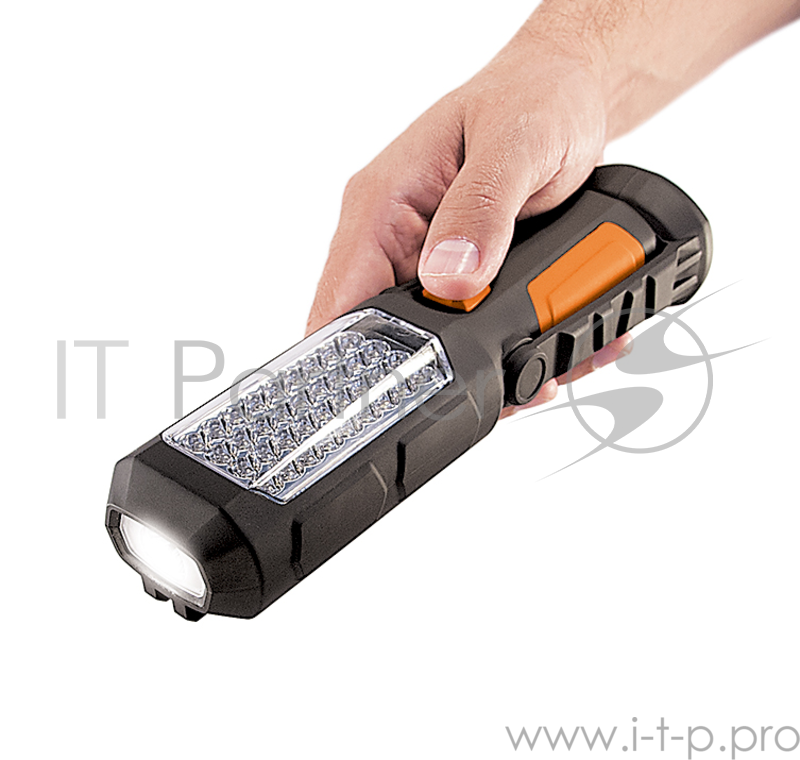Фонарь универсальный Яркий Луч ОПТИМУС черный/оранжевый