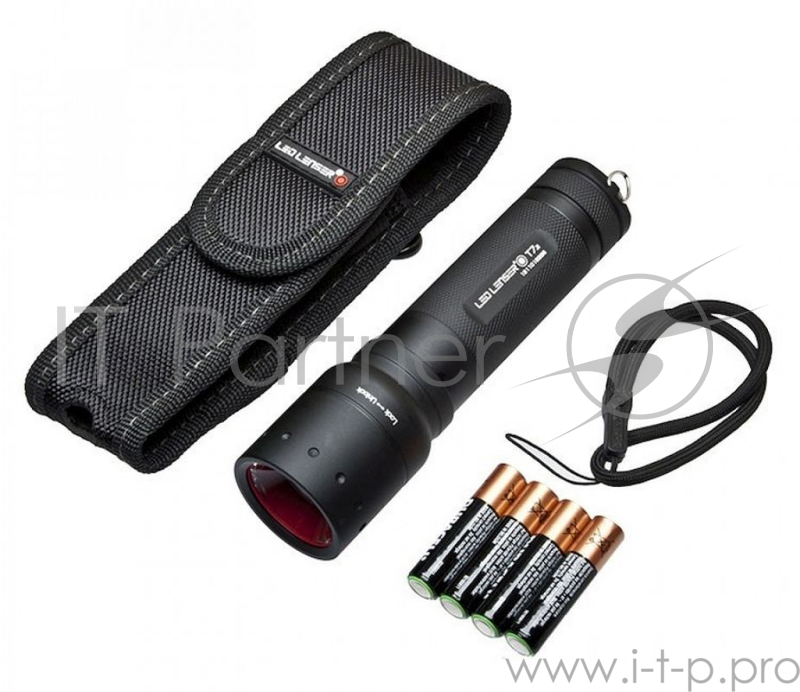 Фонарь ручной Led Lenser T7.2 черный лам.:светодиод. 320lx AAAx4 (9807)