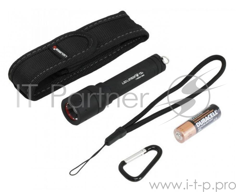 Фонарь ручной Led Lenser T5.2 черный лам.:светодиод. 140lx AAx1 (9805)