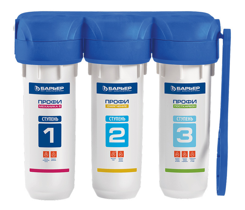 Фильтр Барьер Профи Hard (исп. 3) белый для очистки жесткой воды (уп-ка 2шт)