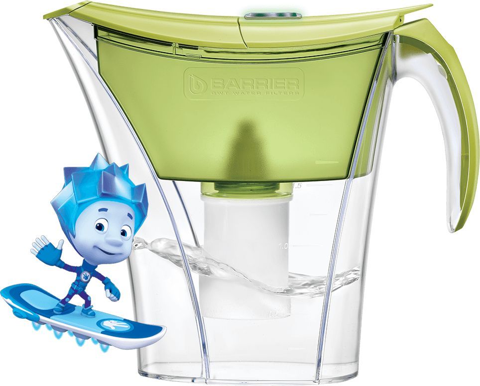 Кувшин Барьер Смарт Опти-Лайт фисташковый 3.3л.