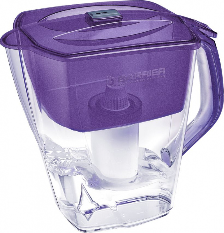 Кувшин Барьер Гранд Нео жемчужный/фиолетовый 4.2л.