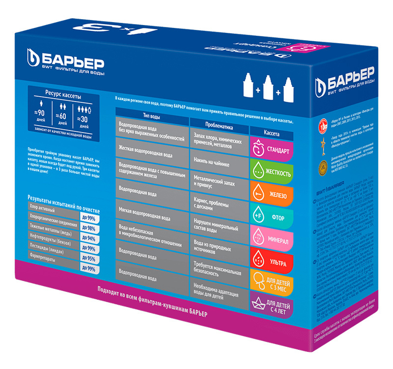 Картридж Барьер Стандарт для кувшинов (упак.:3шт)