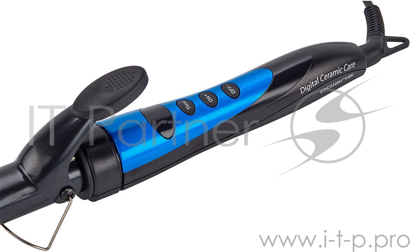 Щипцы Polaris PHS 2609K 50Вт макс.темп.:200С покрытие:керамическое черный/синий