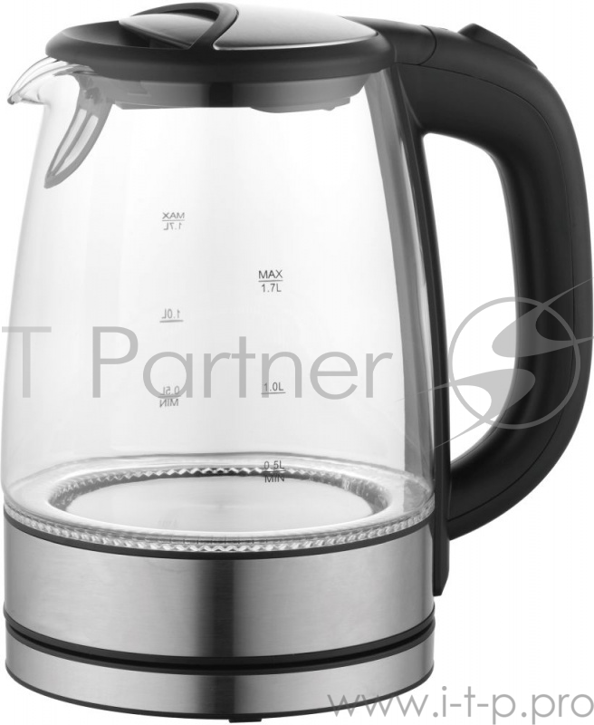 Чайник электрический Sinbo SK 7391 1.7л. 2200Вт прозрачный (корпус: стекло)