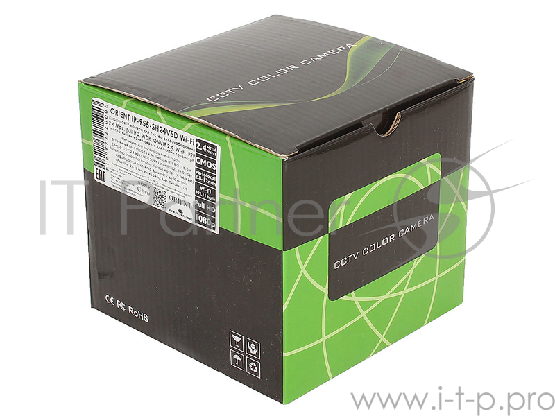 Камера наблюдения ORIENT IP-955-SH24VSD Wi-Fi IP-Камера беспроводная купольная с записью на microSD,
