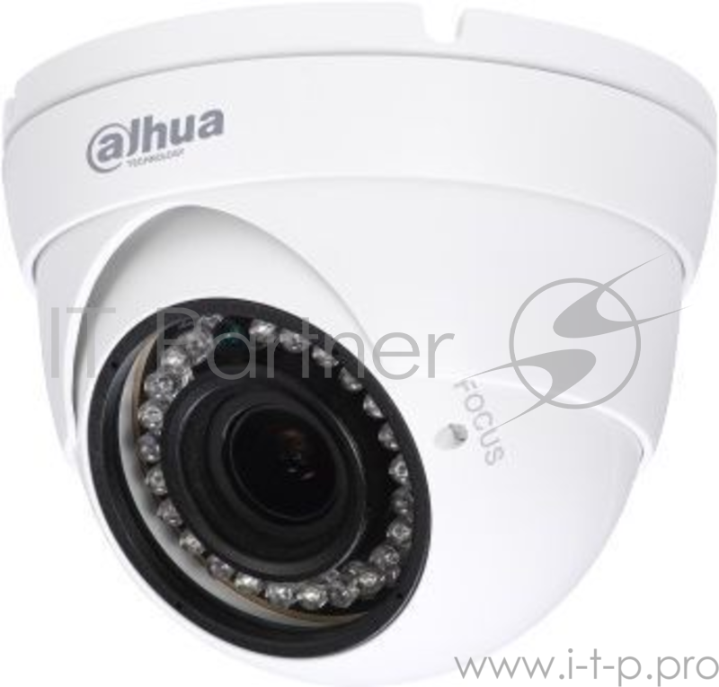 Камера видеонаблюдения Dahua DH-HAC-HDW1100RP-VF-S3 2.7-12мм цветная корп.:белый