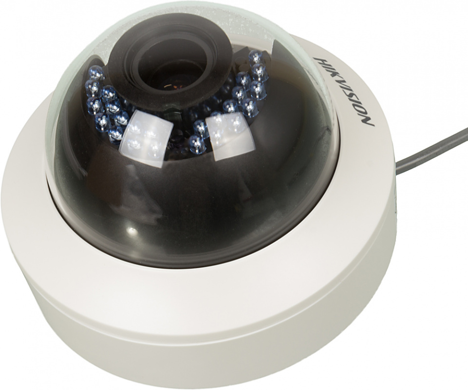 Камера видеонаблюдения Hikvision DS-2CE56D0T-VFIR 2.8-2.8мм цветная корп.:белый